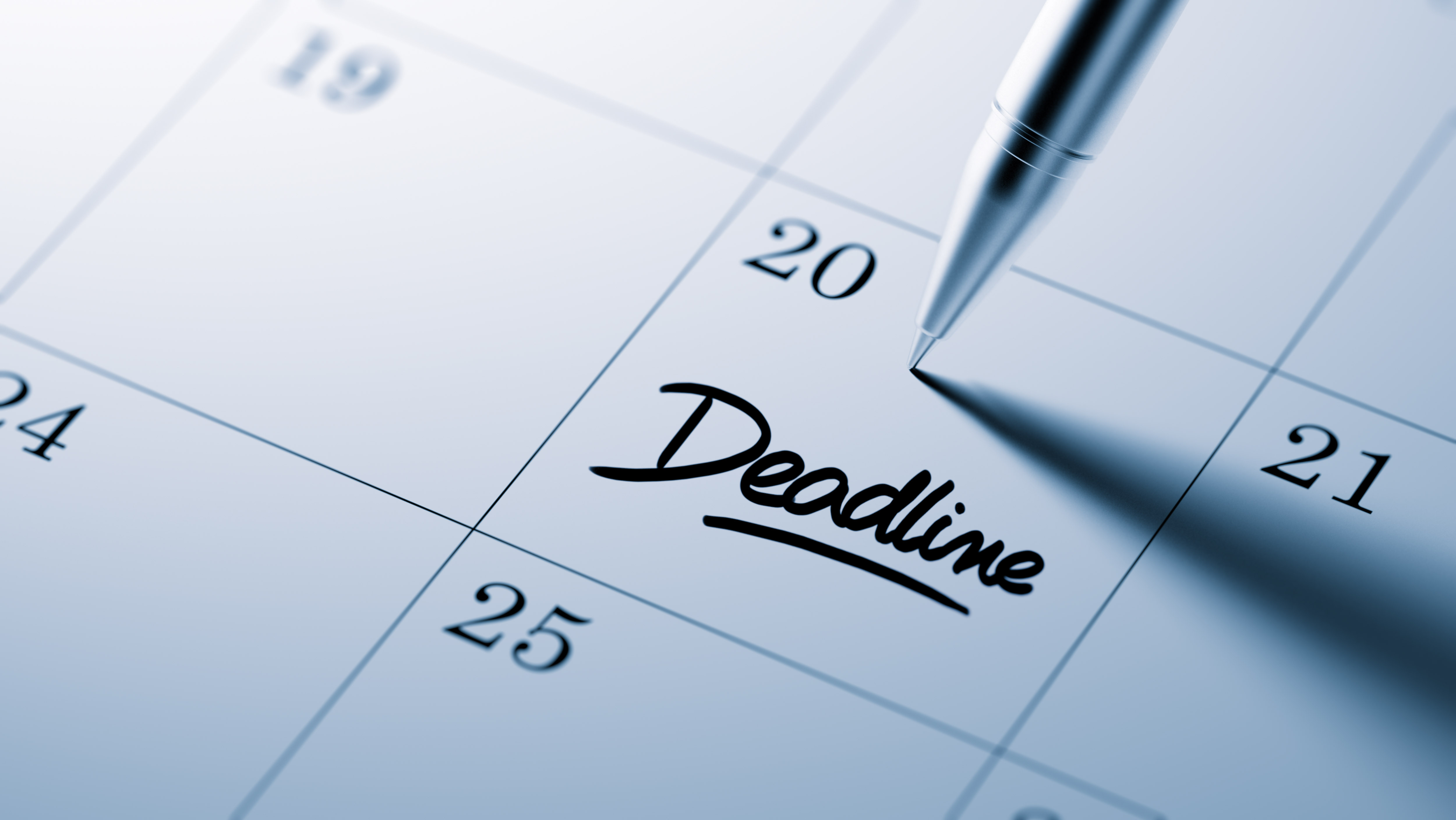 Important Dates & Deadline