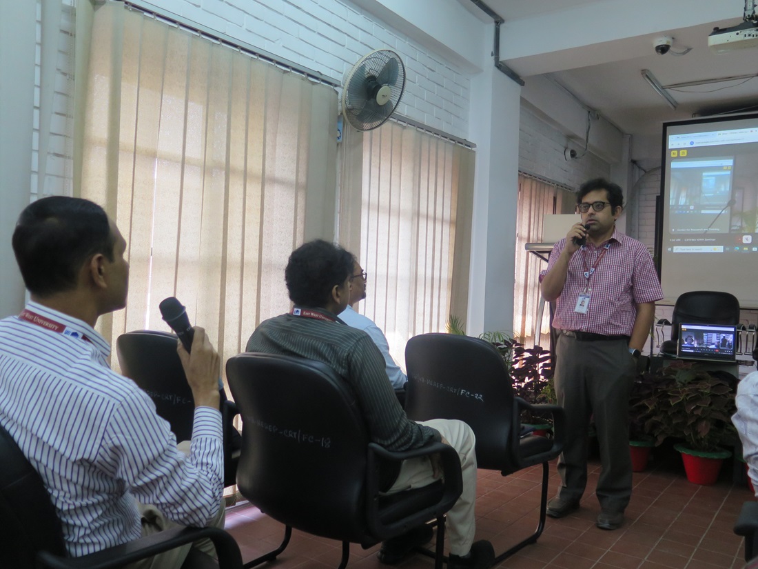 CRTEWU Hosts A Research Seminar on Brain-Computer Interface for Mobility Impaired
