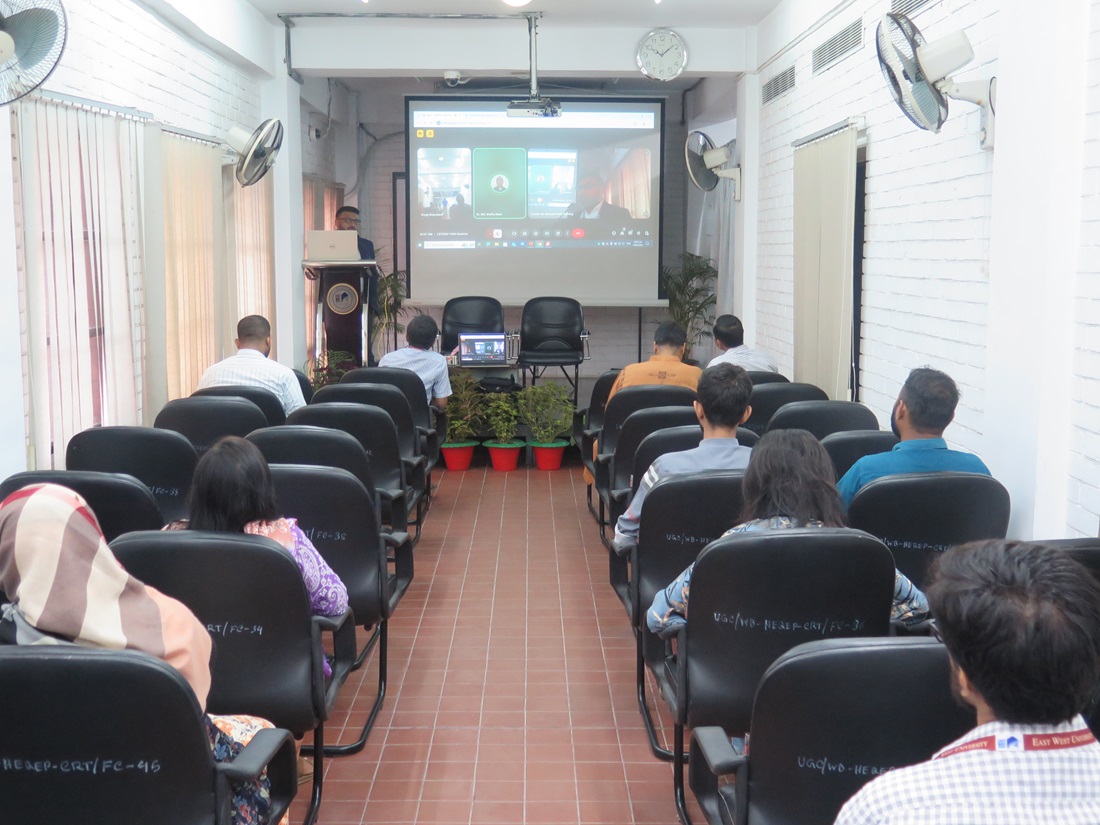 CRTEWU Hosts A Research Seminar on AI-Powered Glaucoma Detection