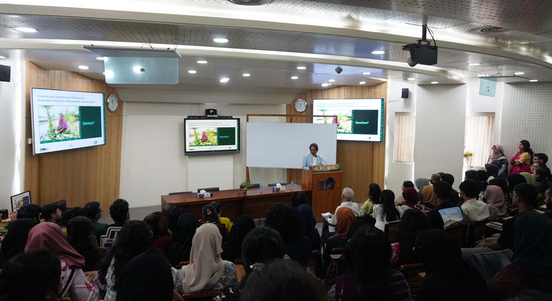 Department of Sociology Hosts Seminar on Transformative Gender Responsive Budgeting in Bangladesh